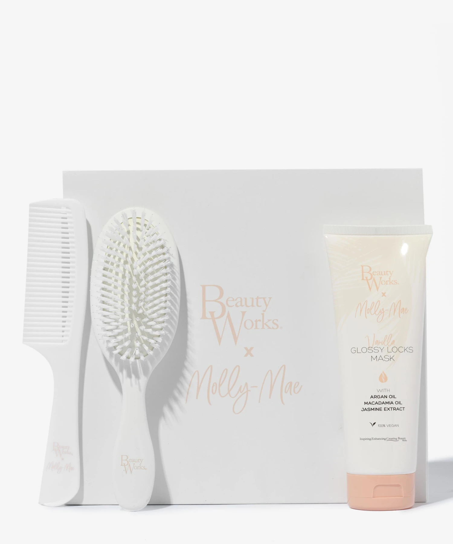 Beauty Works X Molly-Mae Gloss Locks Gift Set 3 Beauty Works X Molly-Mae Gloss Locks Gift Set