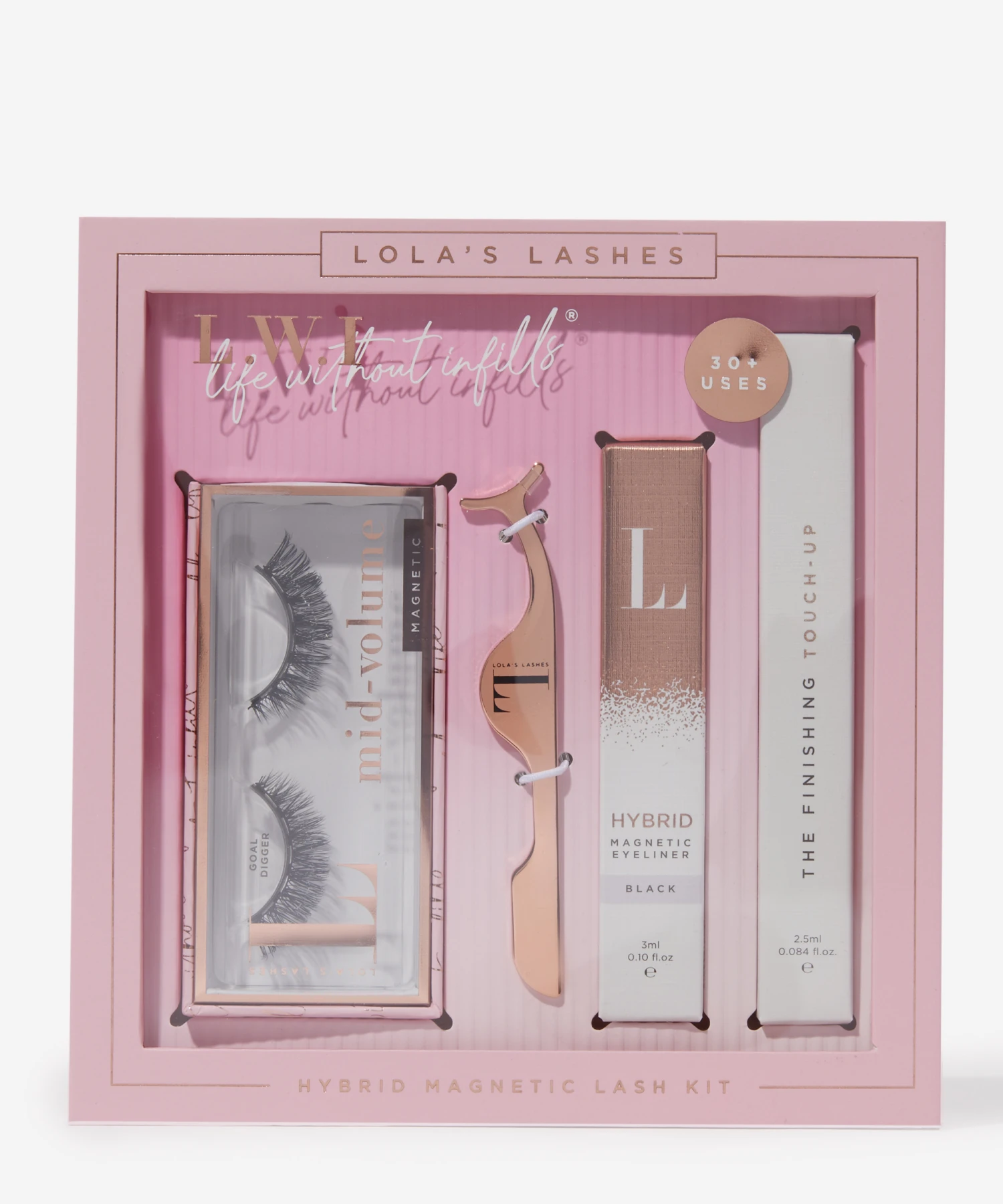 L.W.I Goal Digger Russian Hybrid Magnetic Lash & Liner Set 3 L.W.I Goal Digger Russian Hybrid Magnetic Lash & Liner Set