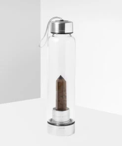 Gemstone Infusion Smoky Quartz Water Bottle