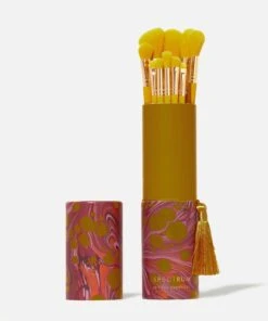 Spectrum X Jemma Lewis 10 Piece Brush Set Golden Palm